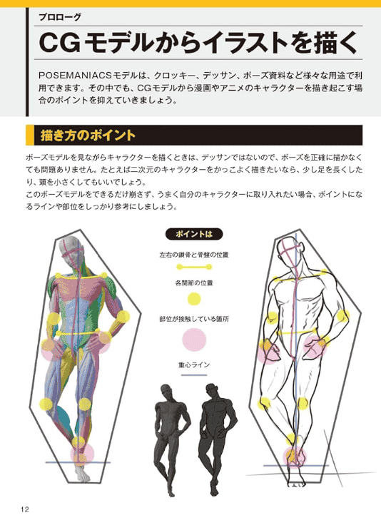 [互换中]POSEMANIACS模型 人体插画提升的姿势集[192P]