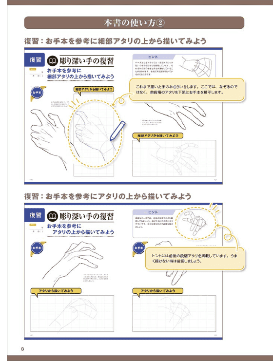 [互换中]美丽手部的绘制方法[160P]