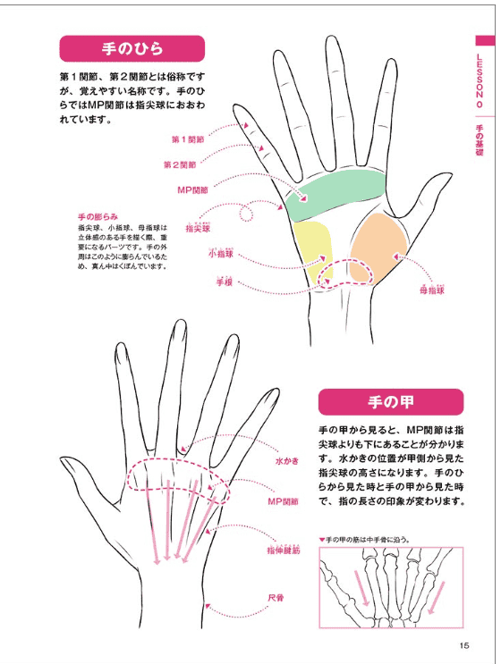 [互换中]美丽手部的绘制方法[160P]