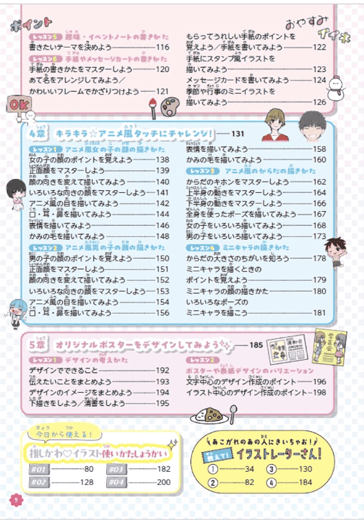 [互换中]神级提升！超可爱插画课程[208P]