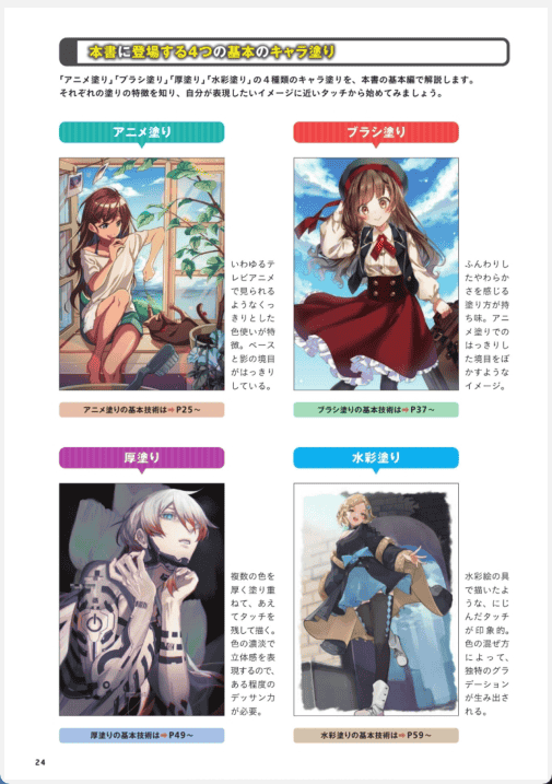 [已完成]漫画人物的上色方法[223P]