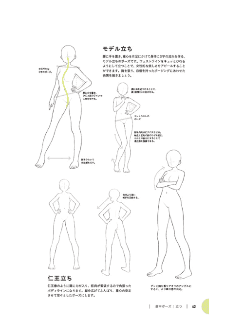 [互换中]插图和漫画绘画姿势[160P]