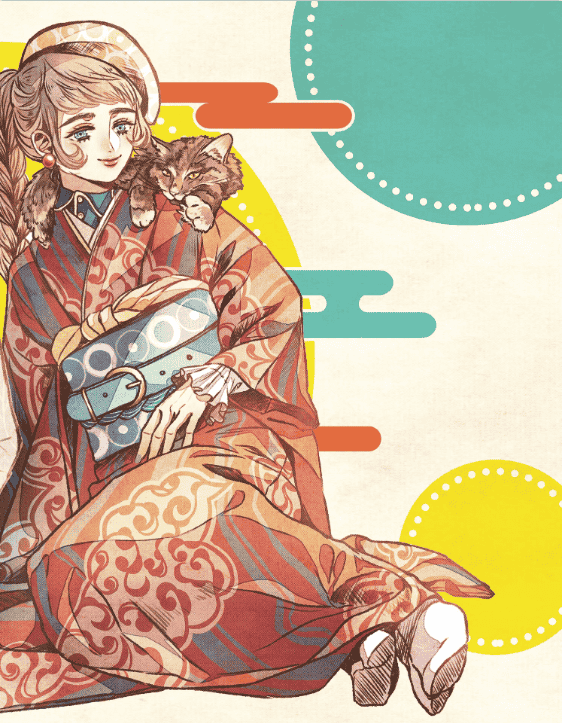 [互换中]明治时代的服装画法[160P]