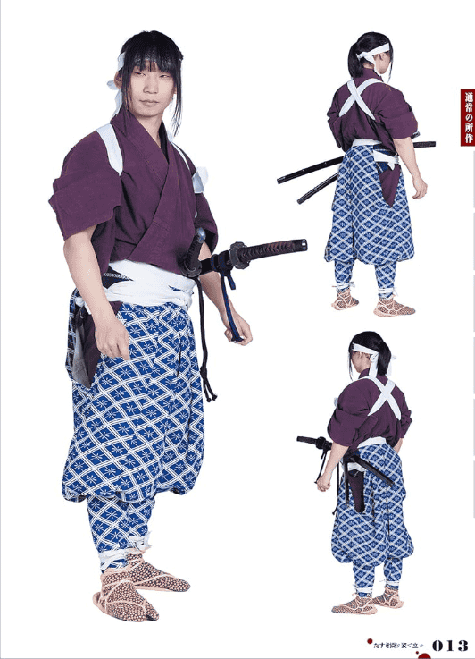 [互换中]日本武士与剑豪姿势集：插画・漫画绘制专用参考[160P]
