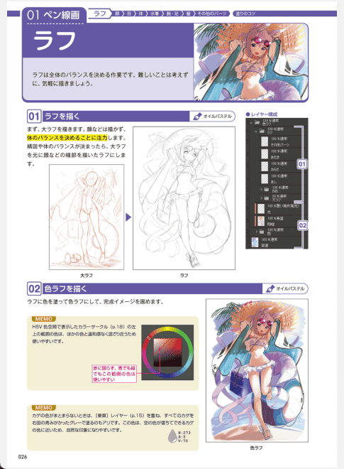 [已完成]数字插画线稿绘制技法辞典：用CLIP STUDIO PAINT PRO/EX绘制！[225P]