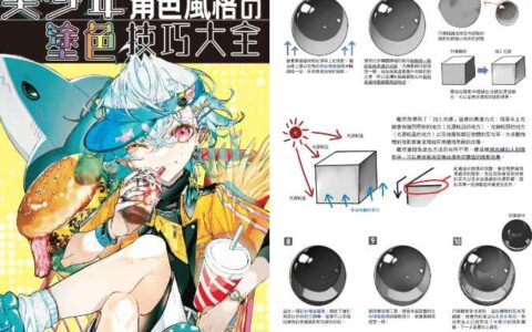 [已完成][近期下架]美少年的风格涂色技巧[172P]