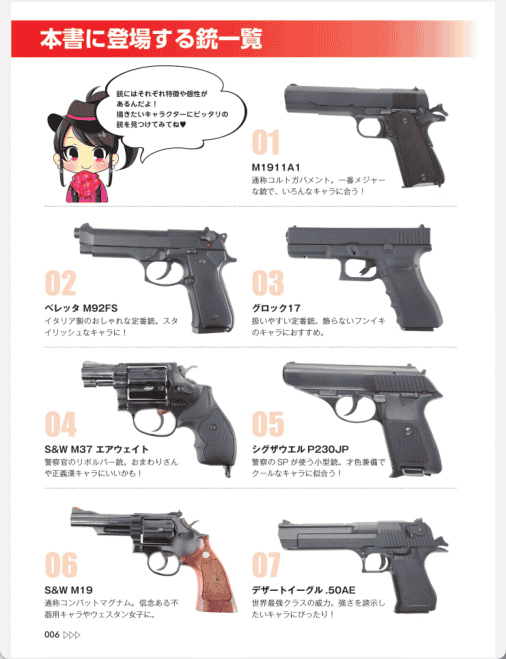 [已完成]漫画手枪步枪战斗姿势集[164P]