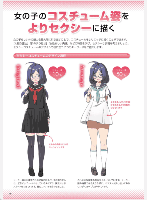 [已完成]稍微有点H的服装画法[148P]