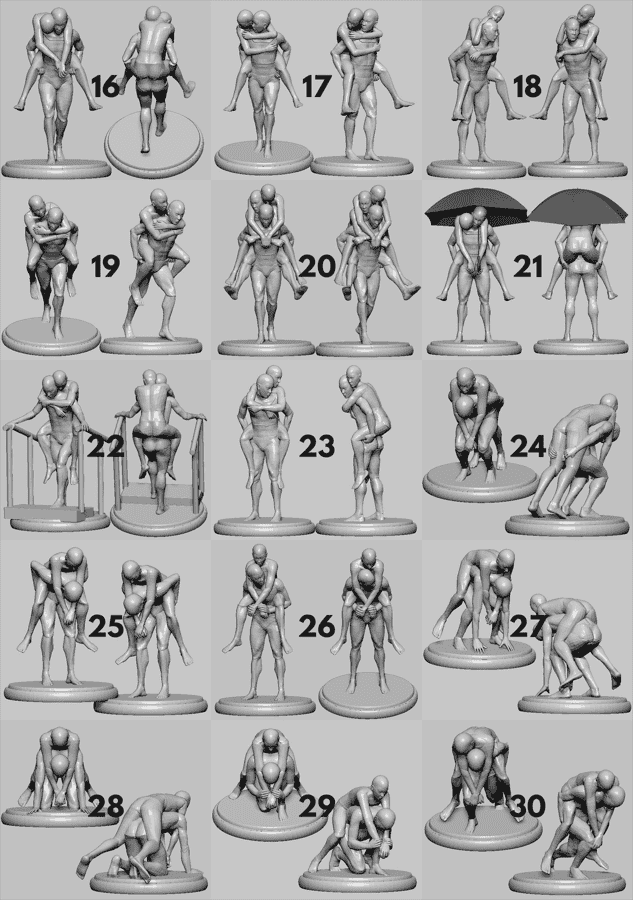 [已完成]姿势资料集 vol01-05[320P]