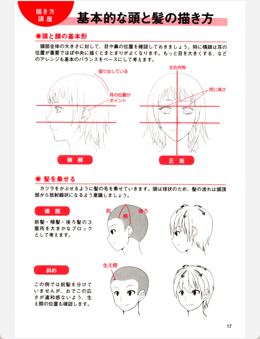 [已完成]漫画人物的发型资料集[133P]