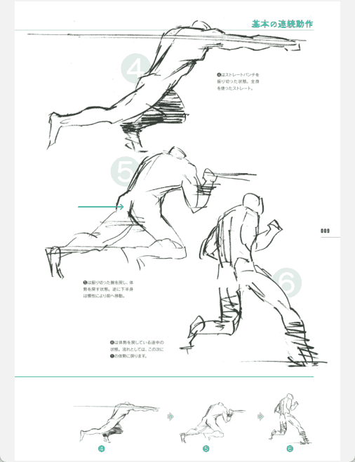 [已完成]动画师速写:运动中人物的素描集 战斗角色篇[148P]