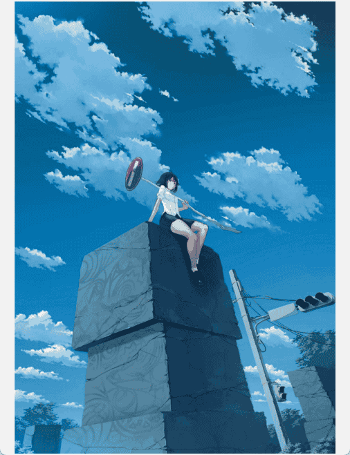 [已完成]SAI×Photoshop背景的画法 自如地表现季节和时间的流逝 附带DVD光盘PSD文件[163P]