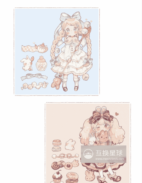 [互换中]小学生女孩的可爱服装绘画方法[152P]