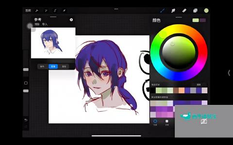 [课程中心]晴蛋仔iPad美型人物插画班[高清画质]