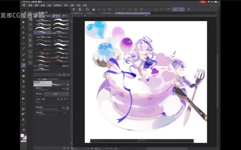 [课程中心]莫那阿持Q版人物甜品装饰团练2024[高清画质]