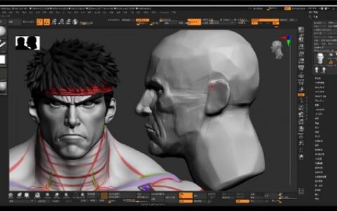 [课程中心]街头霸王隆ue5虚幻5次世代游戏角色制作全流程2024[高清画质]