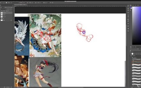 [课程中心]花茶人体系统春季班2024+巨大花茶怪日系服设褶皱团练[高清画质]