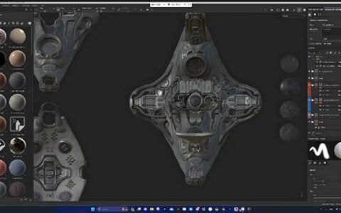 [课程中心]Norris Lin 3Dcoat概念设计2024年1月结课[高清画质]