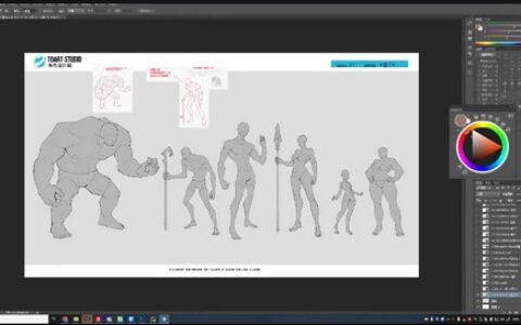 [课程中心]TOART吴神游角色设计网络班第7期2023[高清画质]