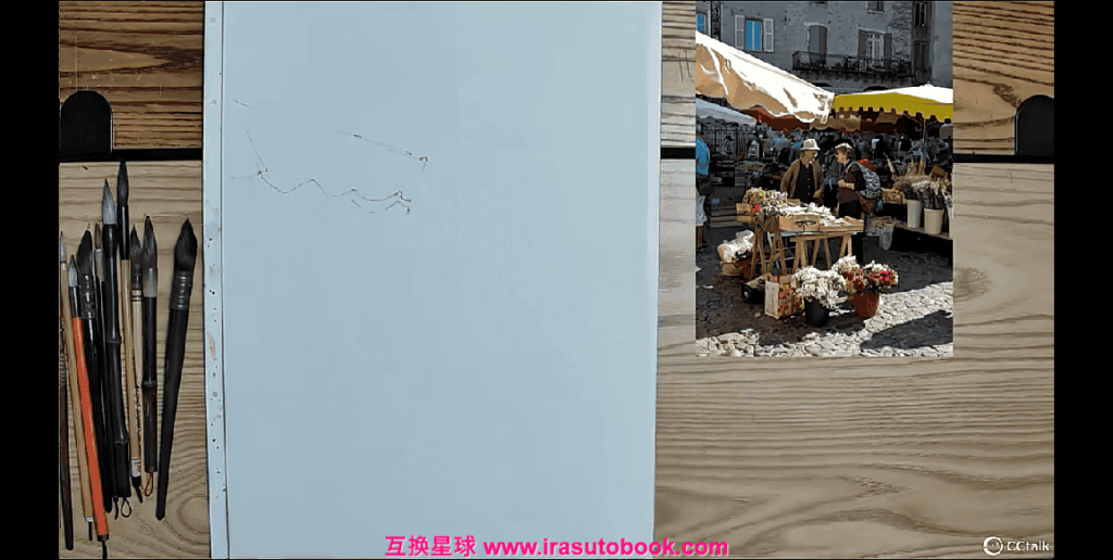 [课程中心]画画的肥龙烟火气街景水彩团练2023[高清画质]