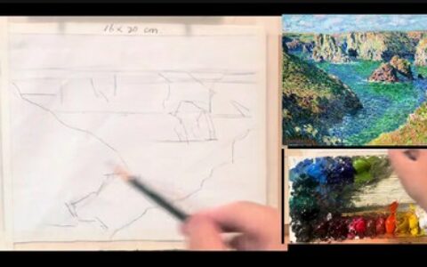 [课程中心]罗召龙油画风景写生精品课程2023[高清画质]