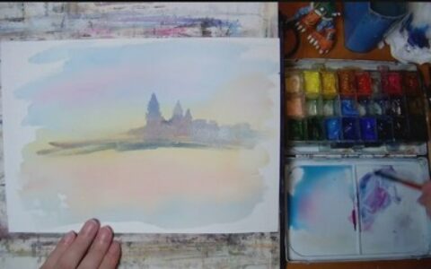 [课程中心]胡椒枪水彩特训课第101期[高清画质]