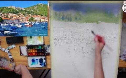 [课程中心]大猫水彩课合集[高清画质]