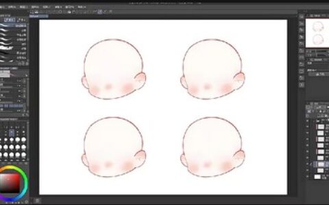 [课程中心]兔扣古风Q版插画课[高清画质]