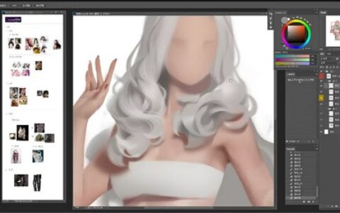 [课程中心]圆子lin美宣插画课第9期2021[高清画质]