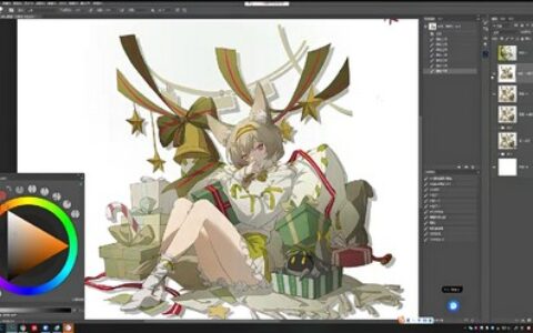 [课程中心]喵喵莫莫2022暑期班日韩角色立绘插画[高清画质]