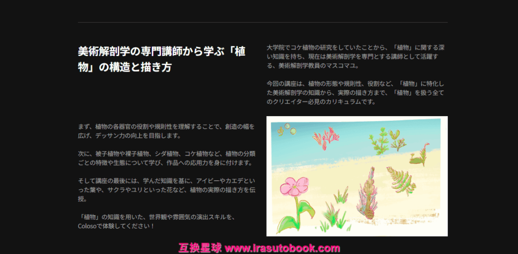 [COLOSO]クリエイターのための「植物の美術解剖学」[高清画质]