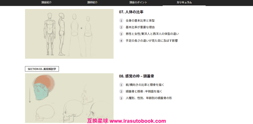 [日韩课程]基于解剖学的人体绘画课程[高清画质]