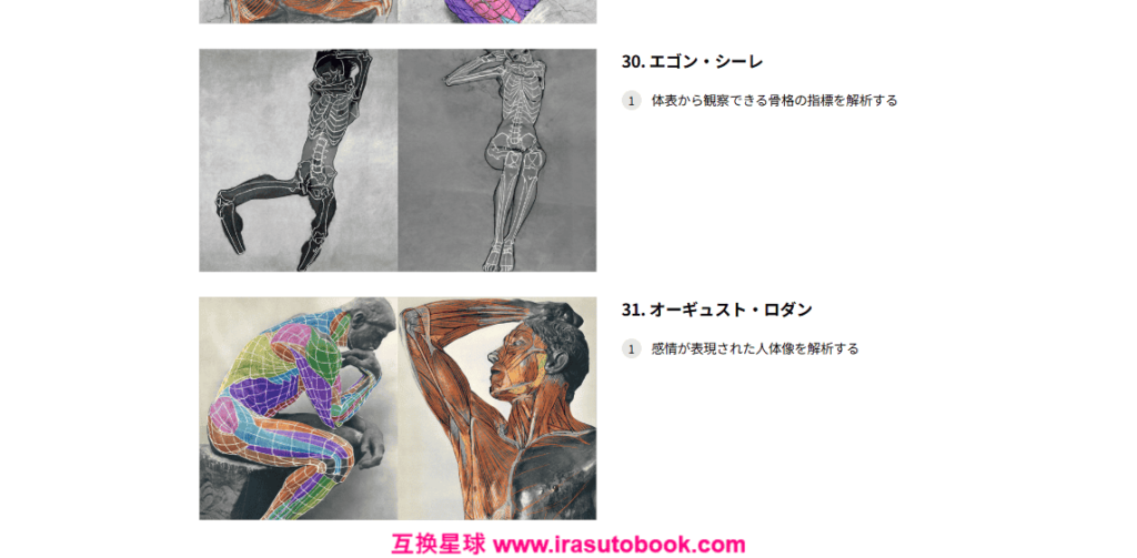 [日韩课程]边画边学：美术解剖学入门[高清画质]