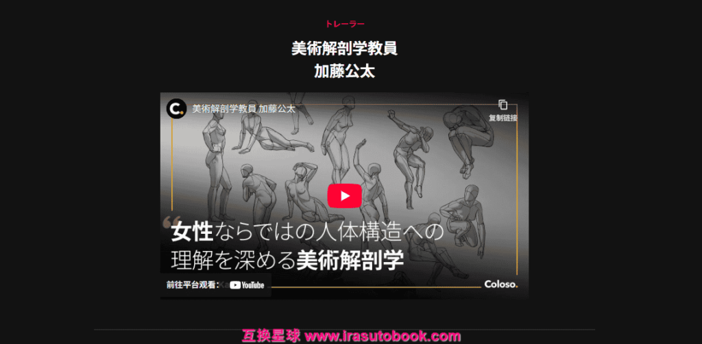 [日韩课程]女性人体结构与简易美术解剖学[高清画质]