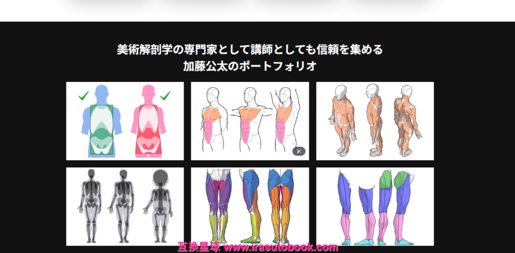 [日韩课程]女性人体结构与简易美术解剖学[高清画质]