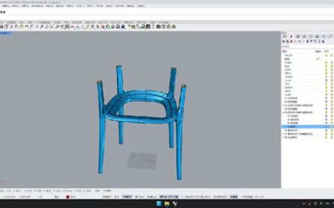 [课程中心]云尚教育Rhino8.0实木家具建模进阶课程2025[高清画质]