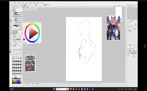 [课程中心]tinlos日系半身氛围插画团练2025第1期[高清画质]