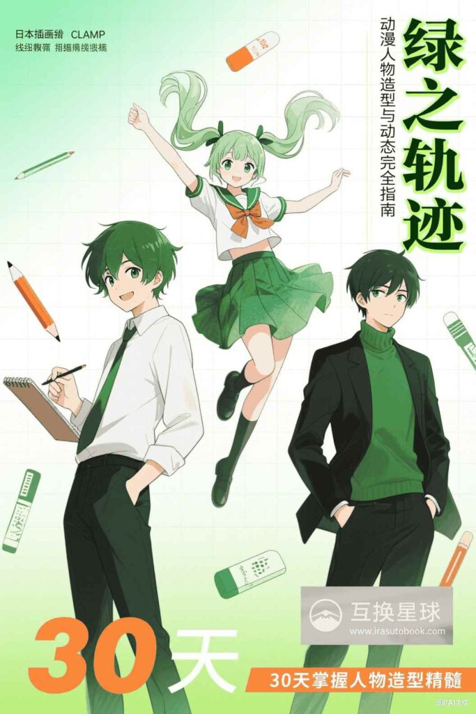 [已完成]绿之轨迹：动漫人物造型完全指南[197P]