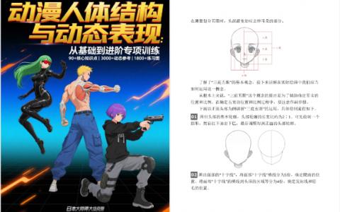 [已完成]动漫人体结构与动态表现[533P]