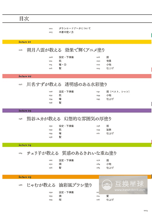 [互换中]受欢迎插画师详解角色上色特别课程[224P]