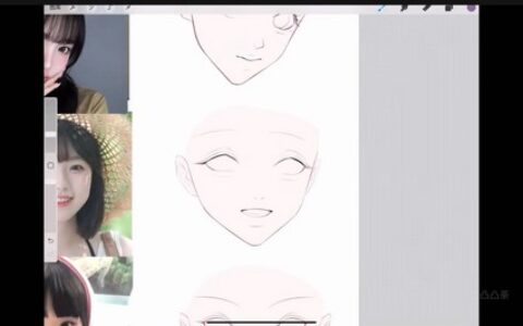 [课程中心]凹凸凸荼零基础半身插画系统课2024[高清画质]