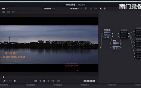[课程中心]南门录像厅达芬奇调色思维课2023商业项目实操[高清画质]