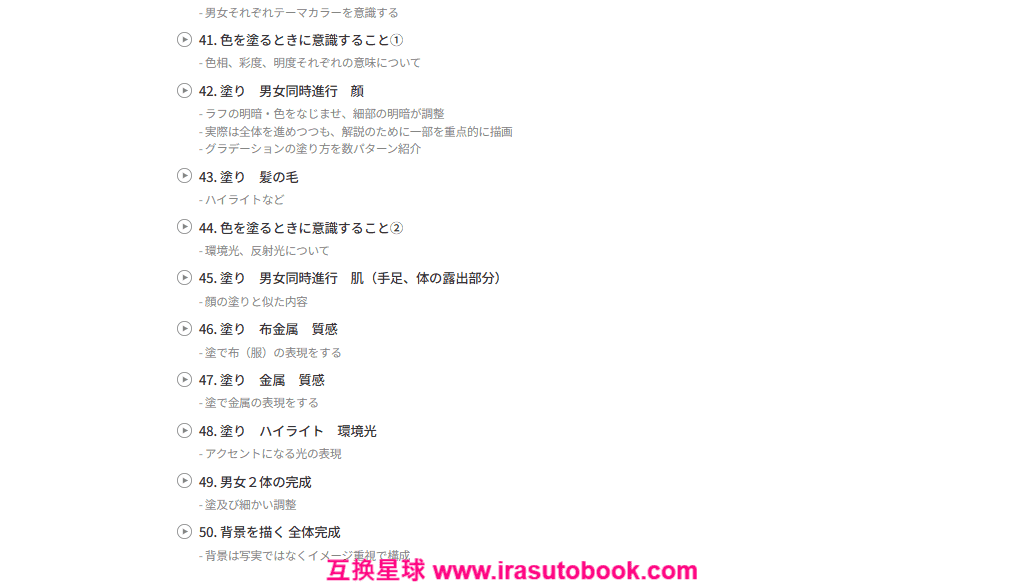 [日韩课程]完整策略50课：用3D和轮廓表达男性和女性人物的人体[高清画质]