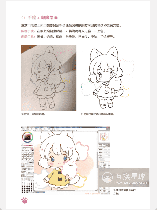 [已完成]Q版动物拟人绘画教程[191P]