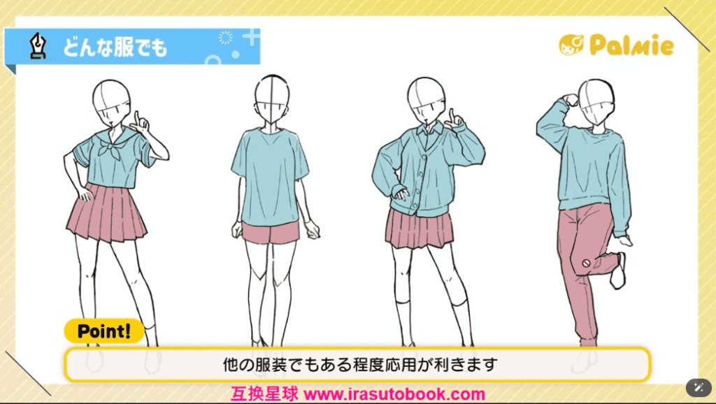 [日韩课程]面向初学者的服装画法[高清画质]