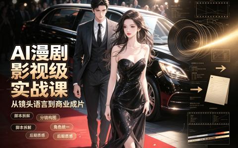 [课程]AI 漫剧影视级实战课[高清画质]