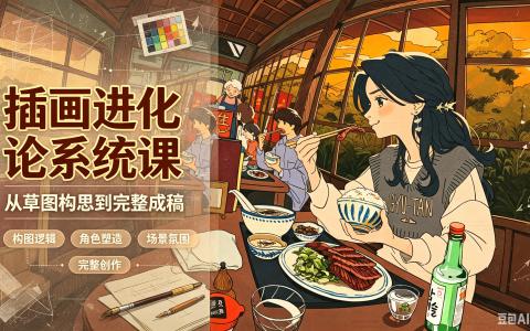 [课程]插画进化论系统课[高清画质]