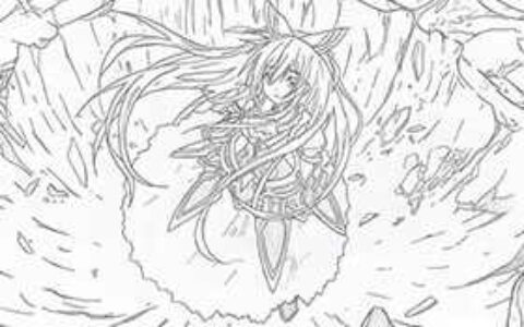 [新手练习线稿][约会大作战]夜刀神十香 线稿[17P]