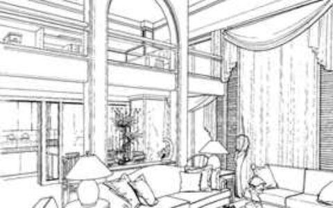 [场景线稿]现代住宅[22P]