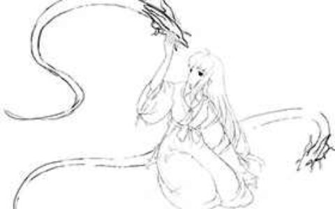 [新手练习线稿][犬夜叉]桔梗[14P]